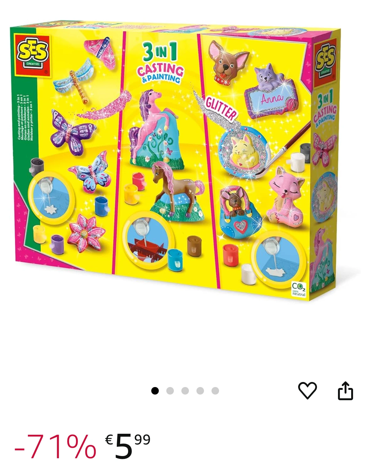 SES Creative,Gieten en schilderen