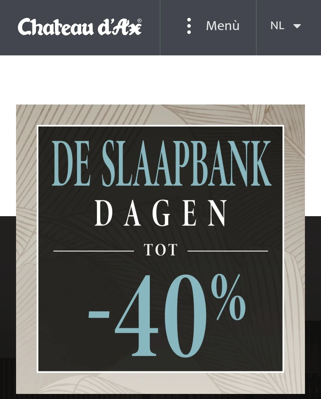 Chateau d'ax tot 40% op je slaapbank