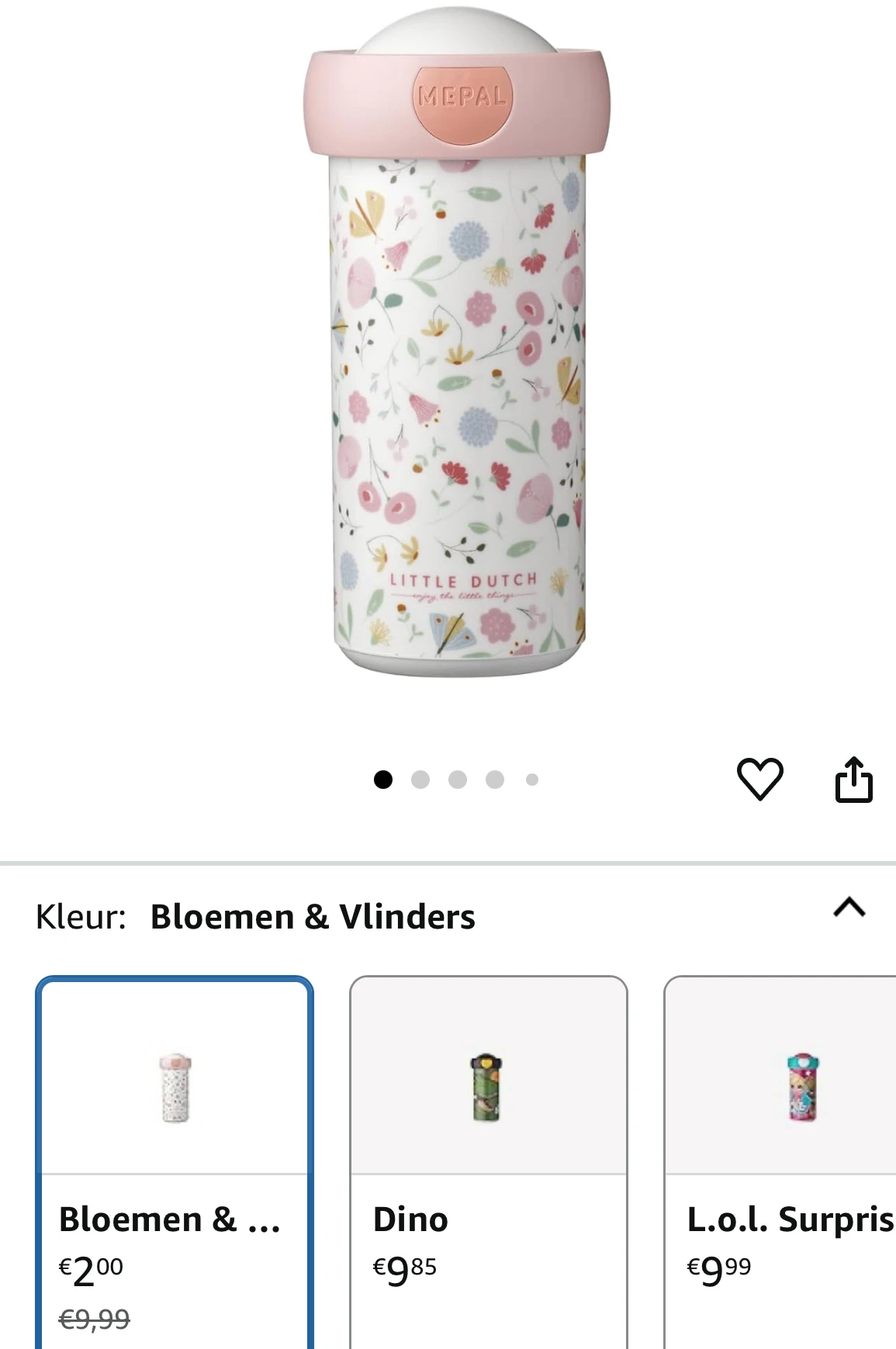 Mepal little Dutch drinkbeker en brooddoos