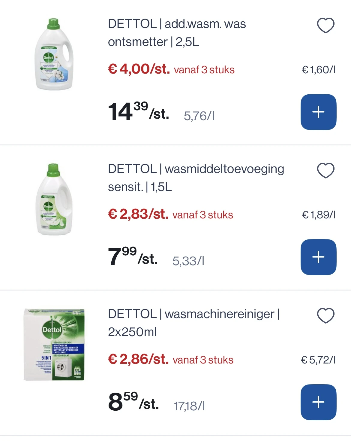 Mooie koopjes op dettol producten
