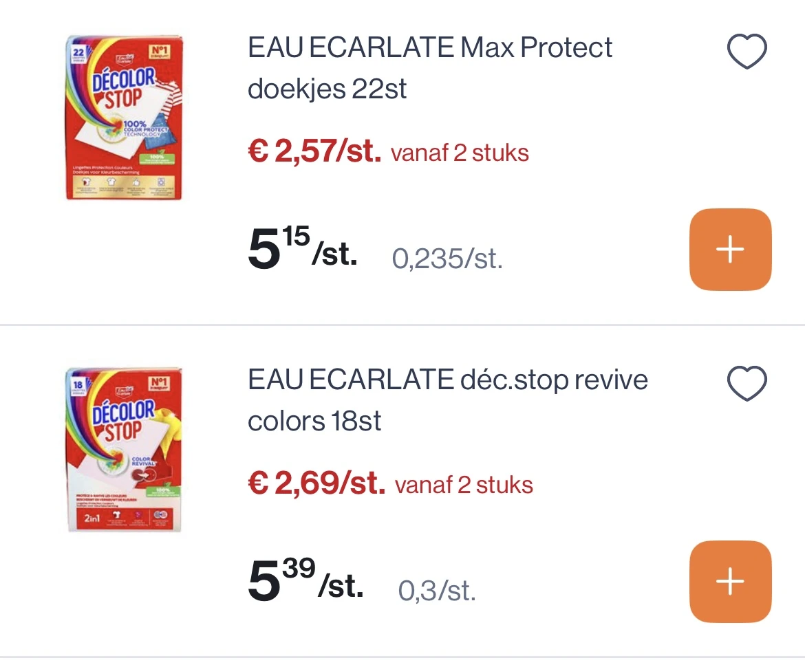 Eau ecarlette Decolor stop Max protect doekjes -50%