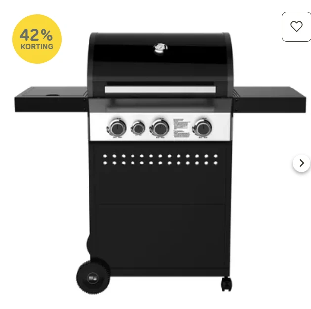 Central Park gasbarbecue Salta 13,5kW