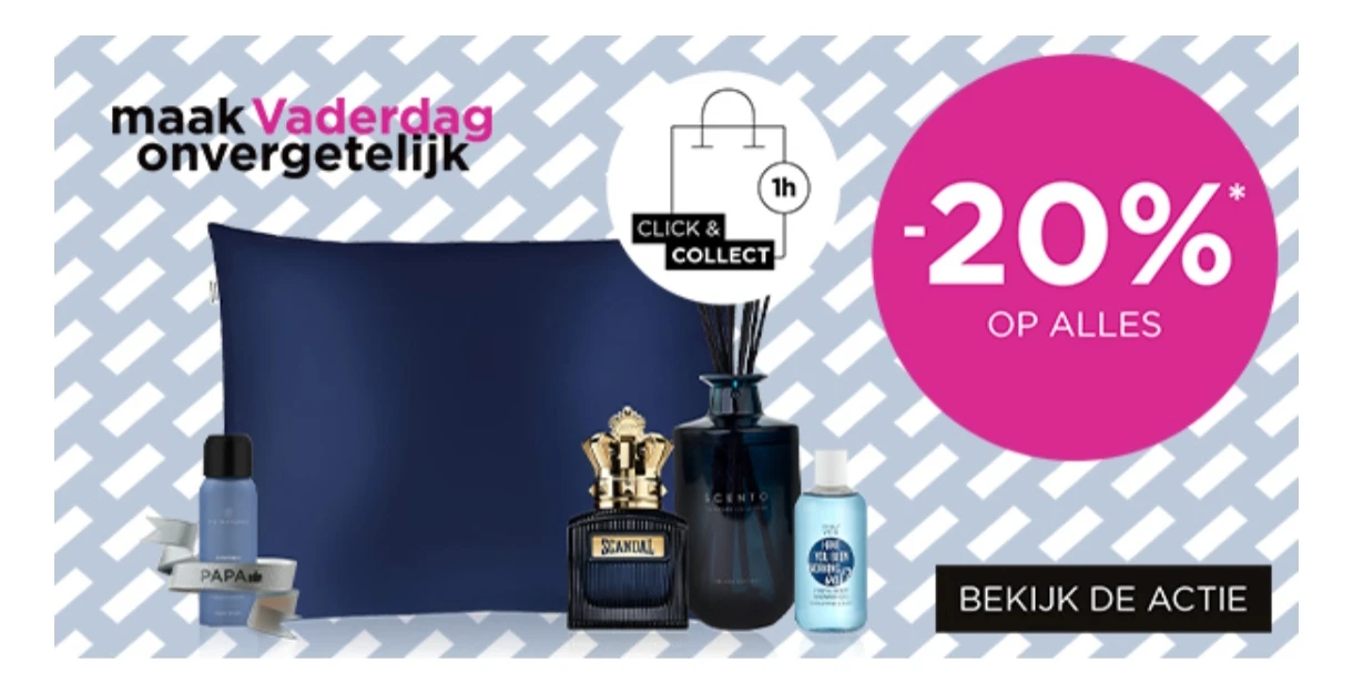 💛 20% korting bij ICI Paris XL en gratis mini biotherm gel