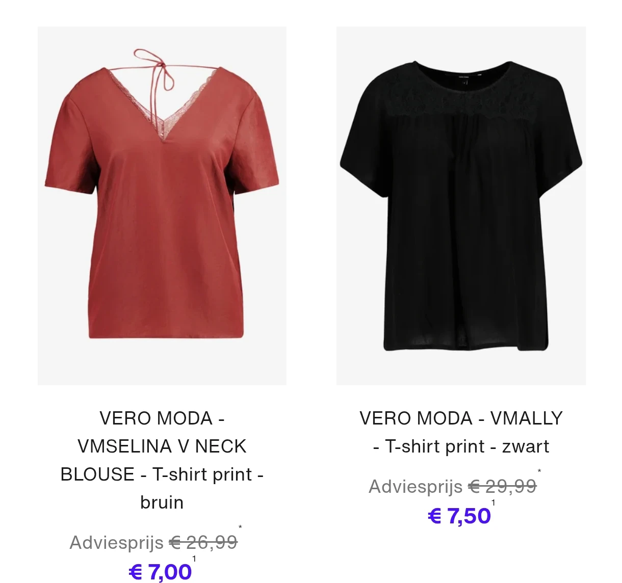 Tot 75% korting op Vero Moda kleding, schoenen en accessoires