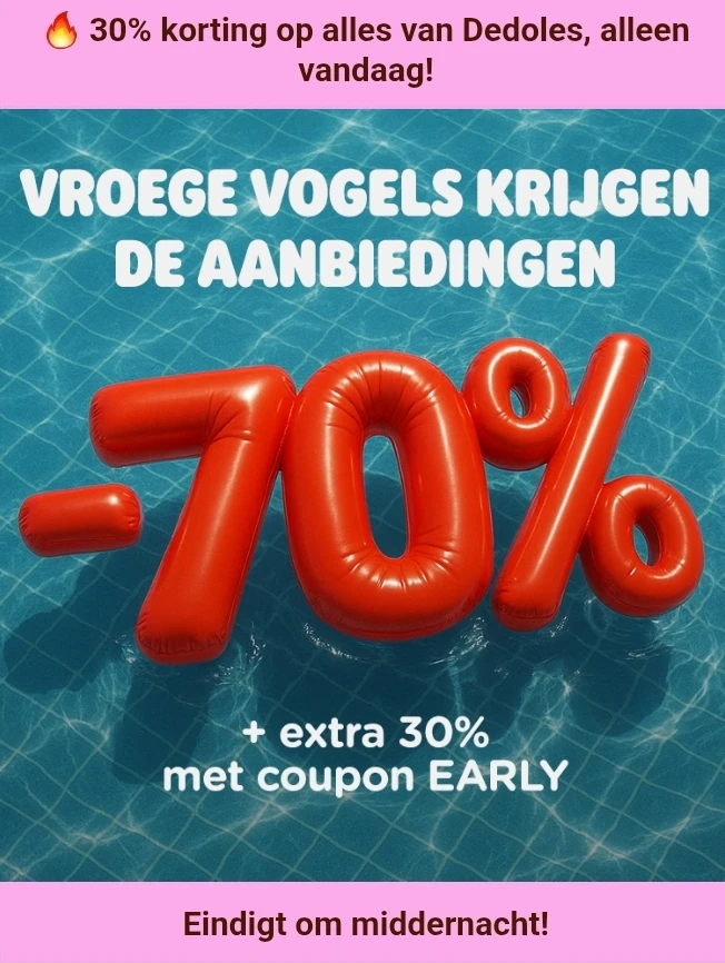 30% korting bovenop reeds afgeprijsde artikelen