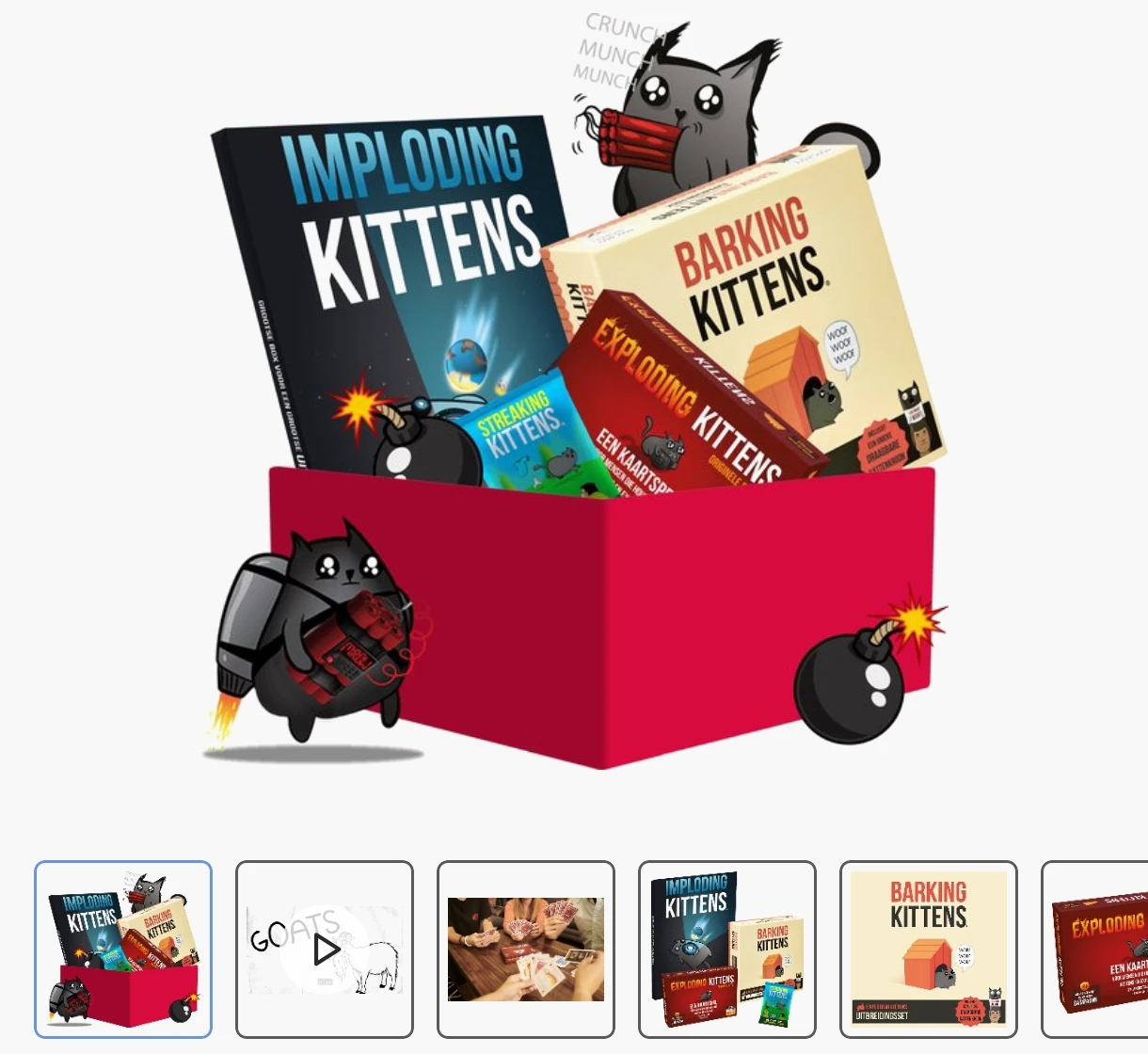 Exploding Kittens bundel met uitbreidingen
