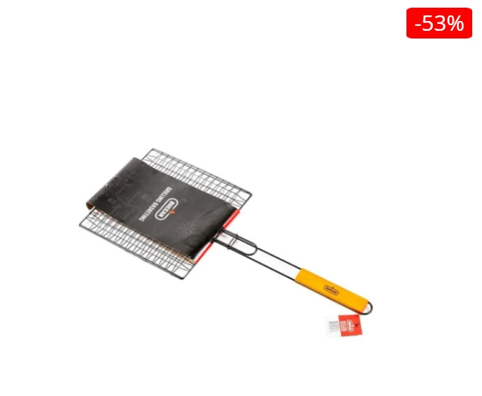 Buccan handbare grillrooster voor vlees en vis