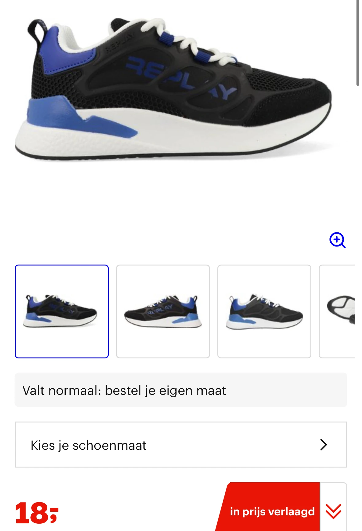 Replay sneaker maat 29