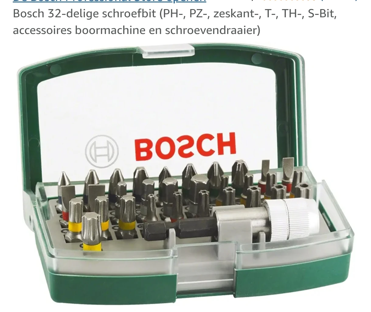 Bosch 32 delige set met bits