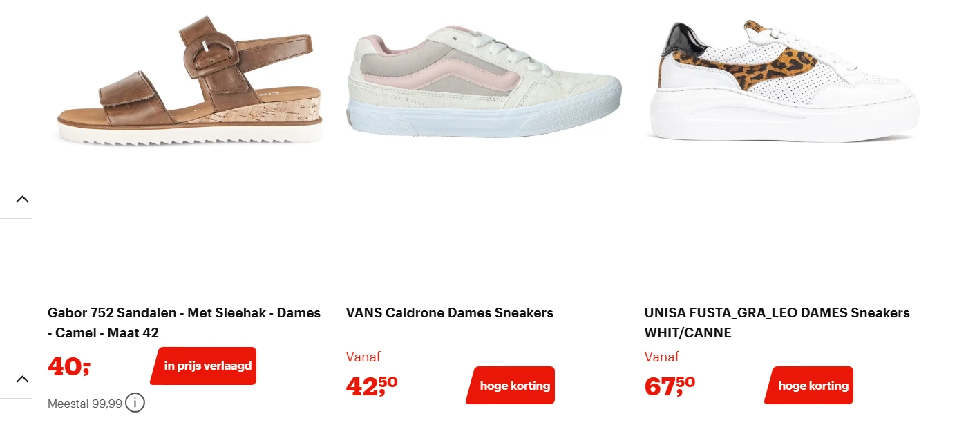 merkschoenen bij bol met hoge korting