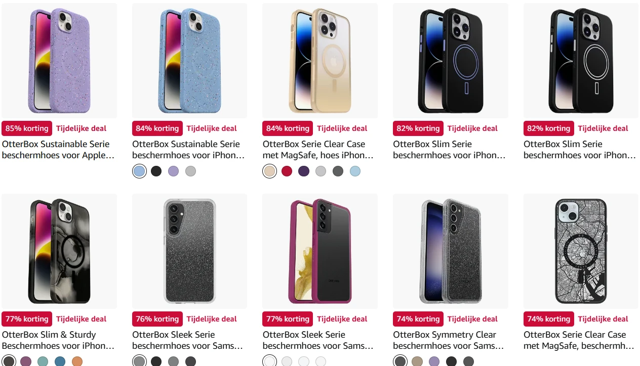 tot -85% op GSM hoesjes