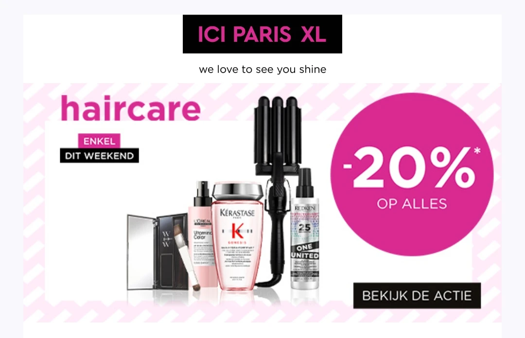 Ici Paris XL hair Care 20%