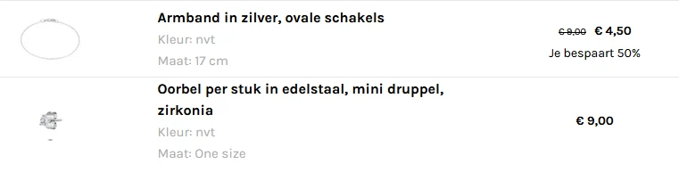 Koppelverkoop bij Twice As Nice!