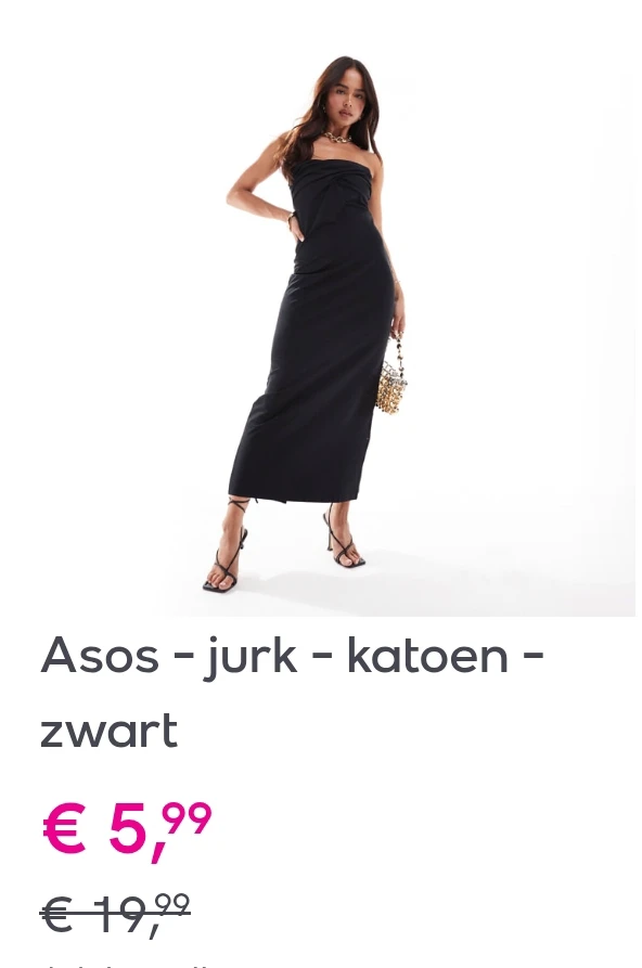 Tot 85% korting op Asos kleding bij veepee