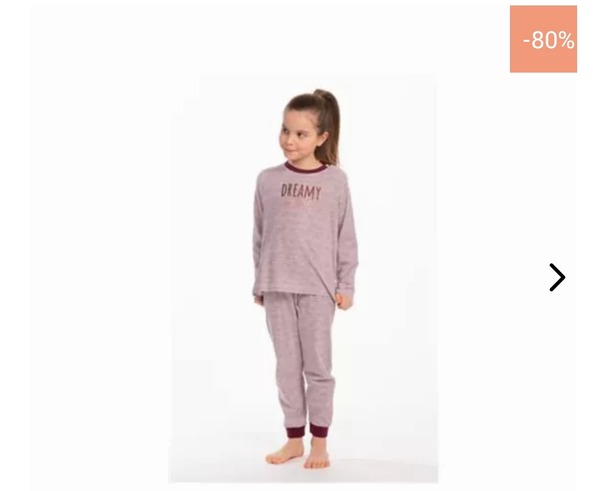 Eskimo pyjama voor meisjes aan 5€ bij multibazar