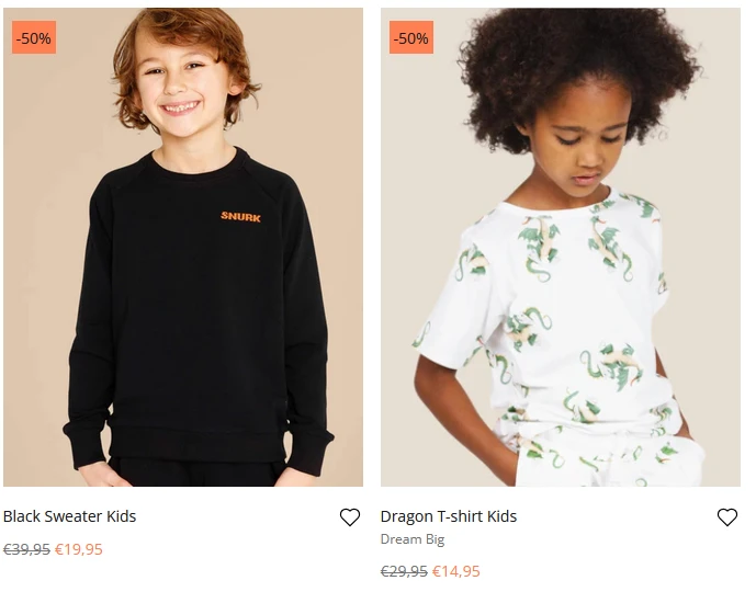 Tot 50% korting op snurk beddengoed en nachtkleding