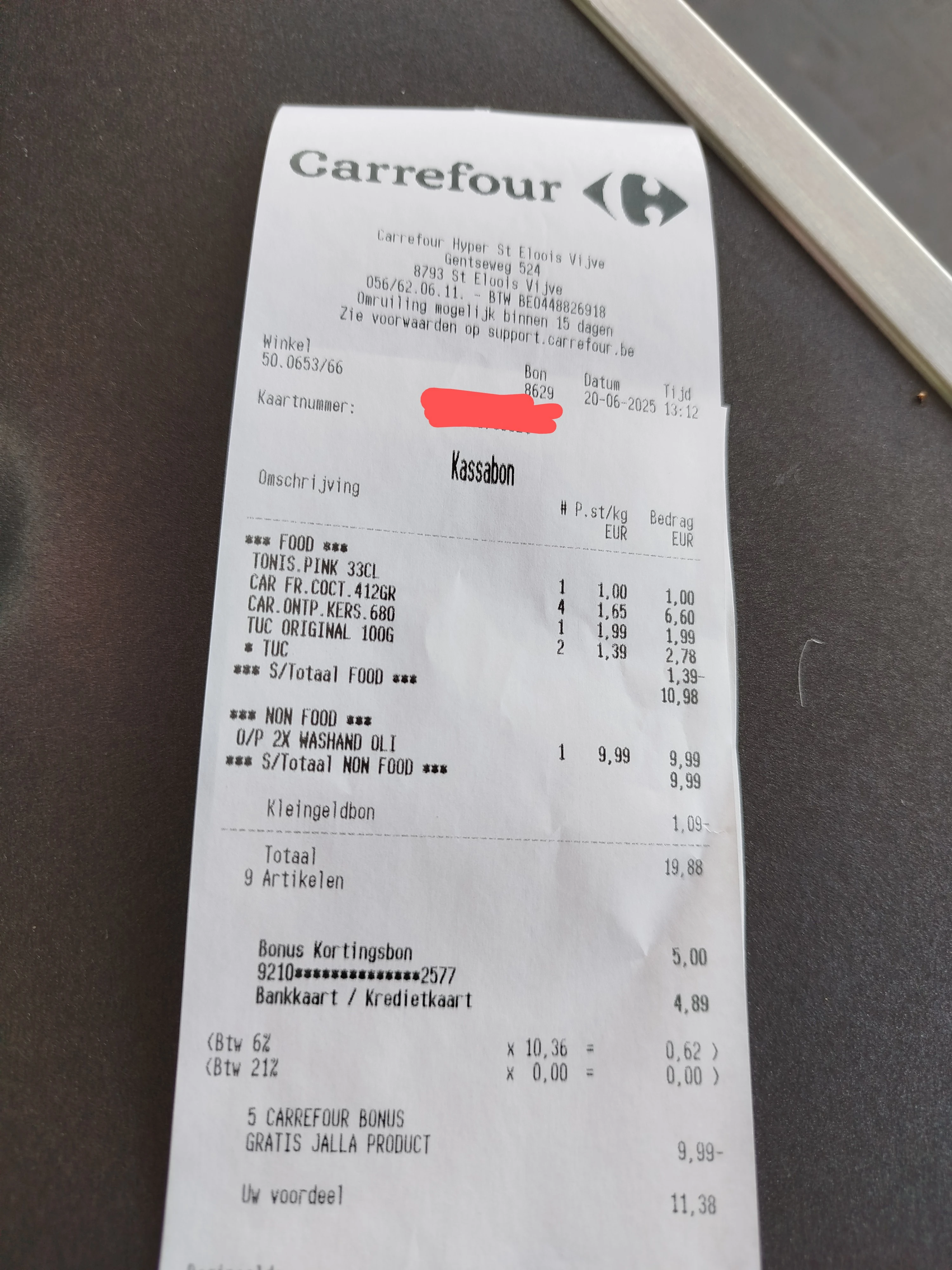 Carrefour: 1+1 op tuc en gratis washandjes