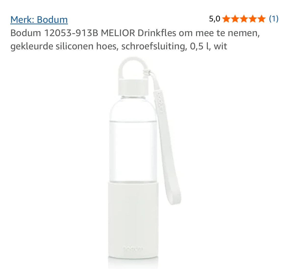 Bodum glazen Drinkfles