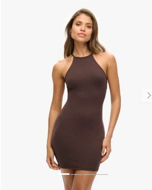 Strappy Racer mini-jurk van jersey