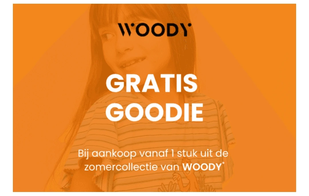 Gratis goodie bij aankoop van Woody bij Giks