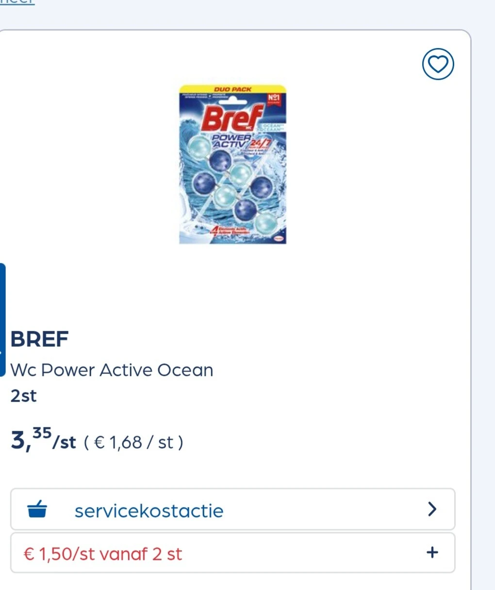 Bref wc blokken in promo