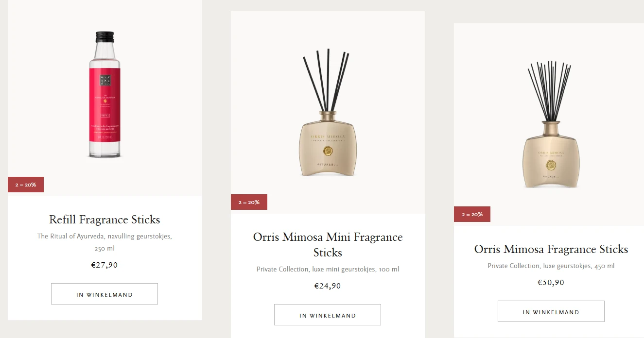 -20% koppelverkoop bij Rituals ✨