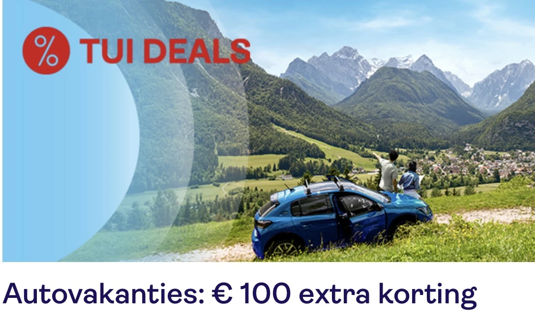 TUI autovakantie kortingscode