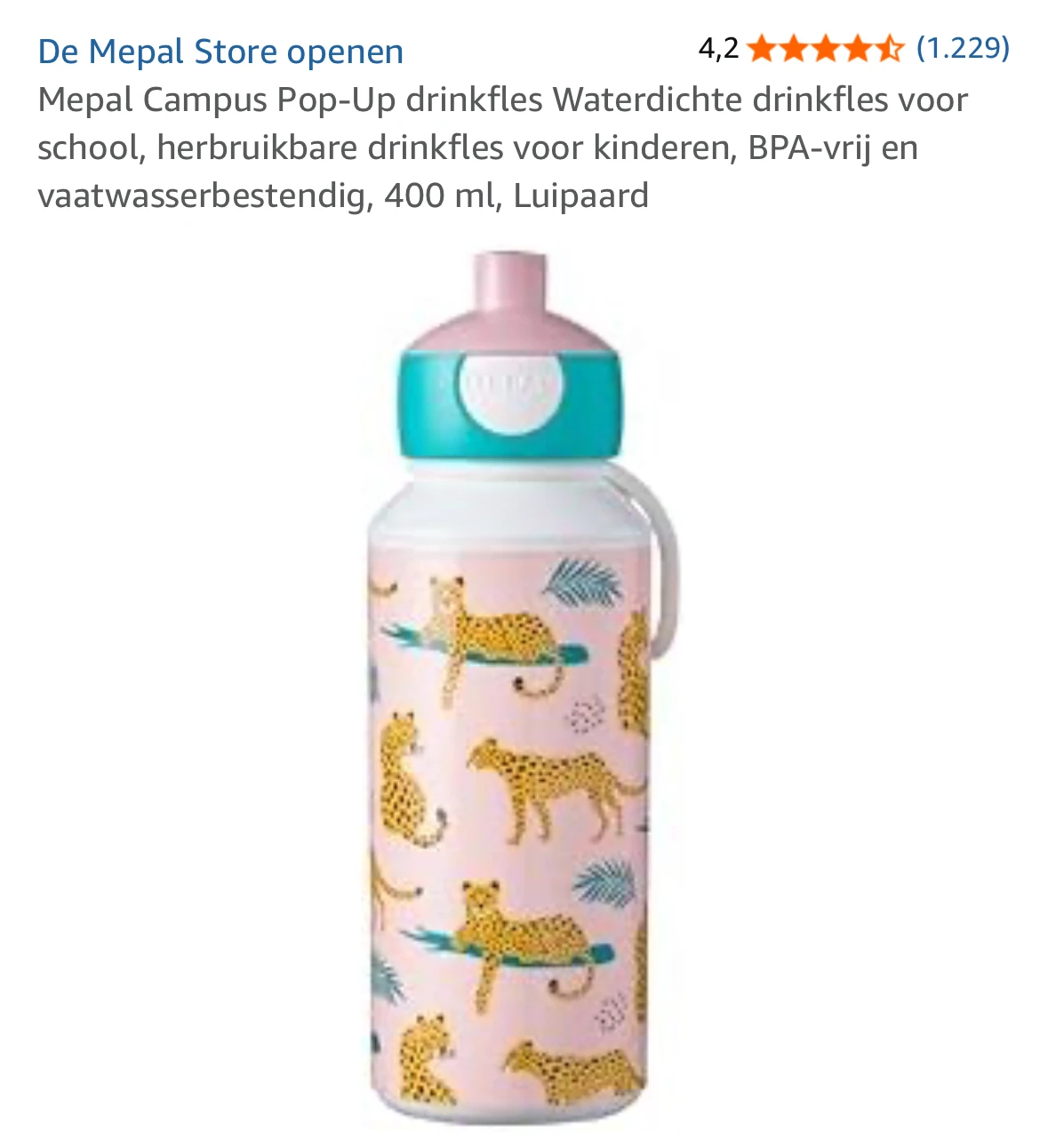 Mepal drinkfles 5€
