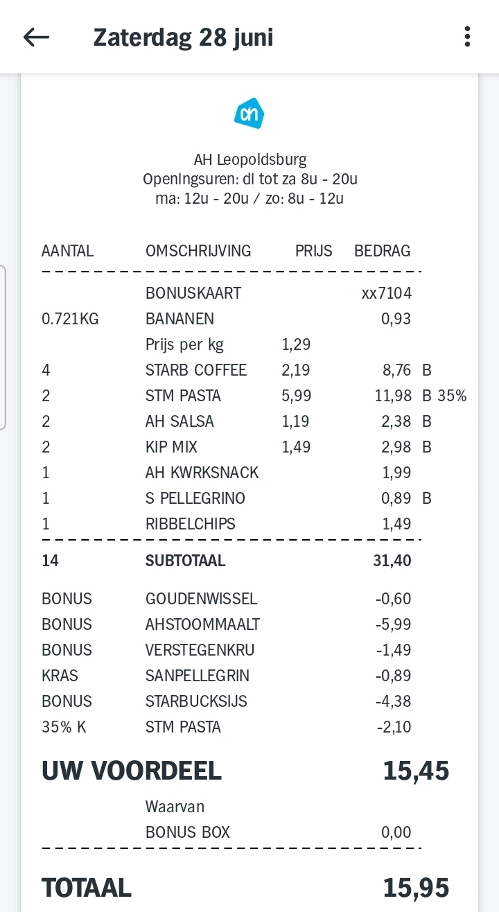 1+1 op stoommaaltijden, Starbucks ijskoffie en Verstegen kruidenmix