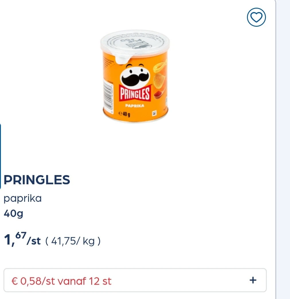 PRINGLES paprika 40g
