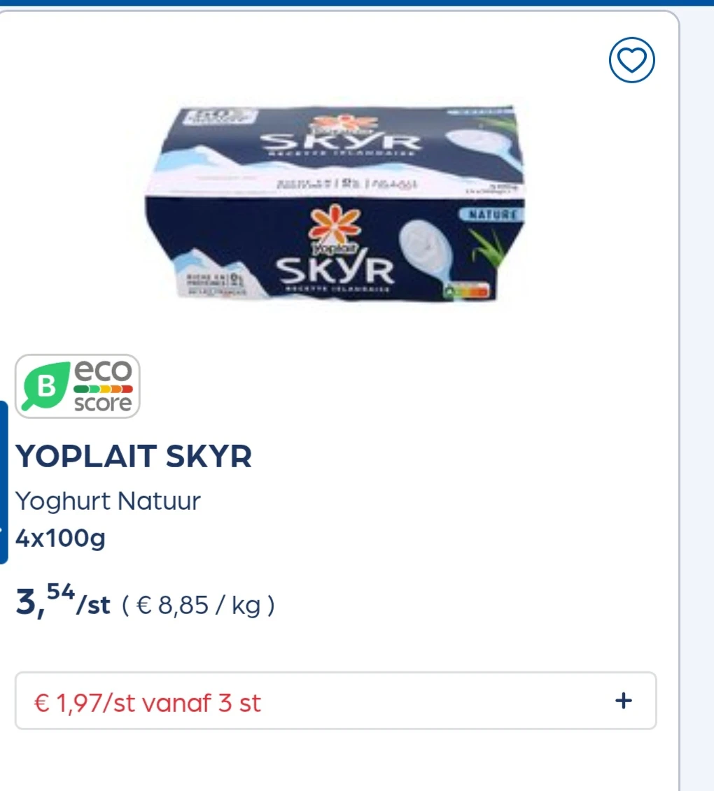 Yoplait skyr in promo