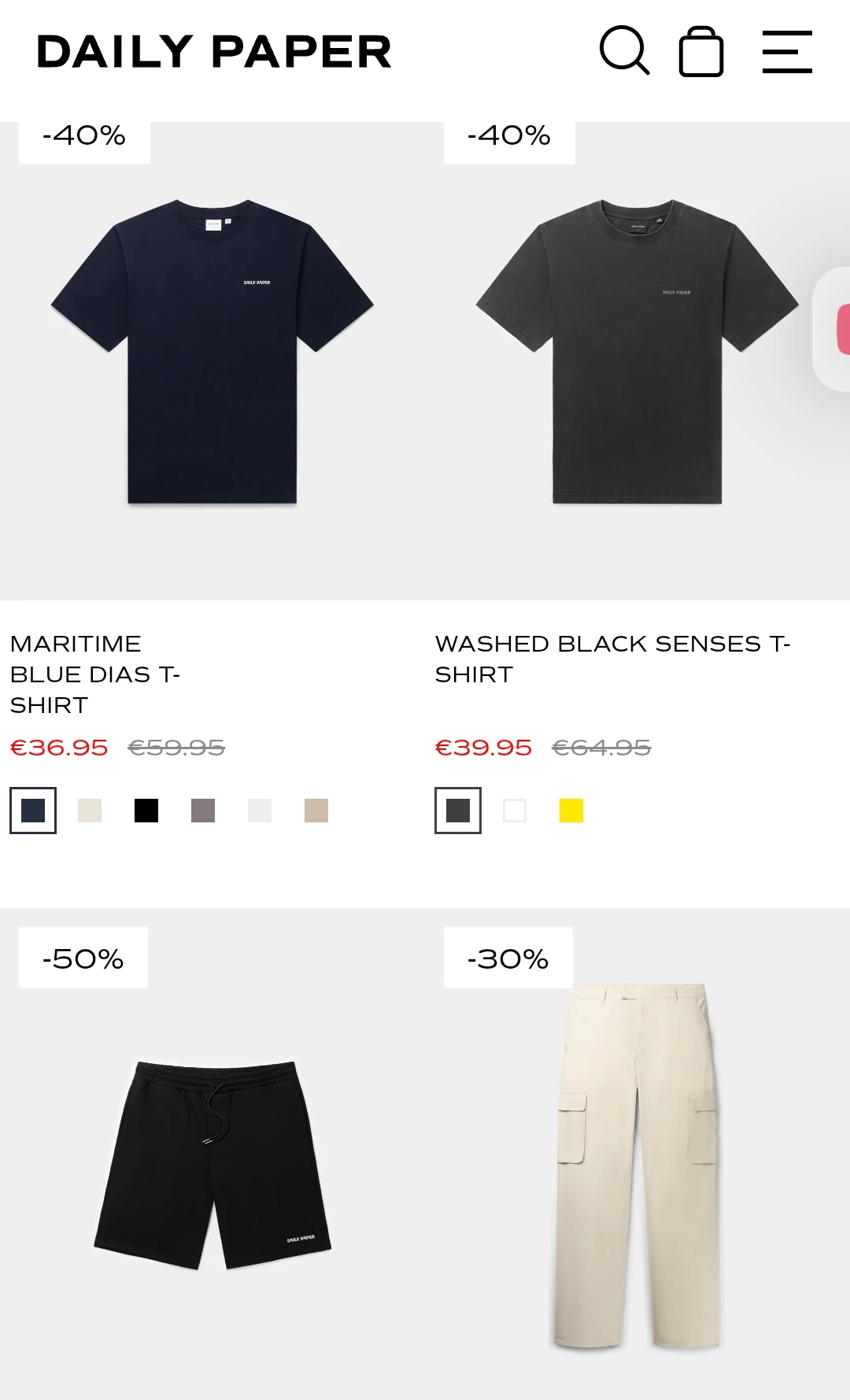 Daily Paper solden tot 50%