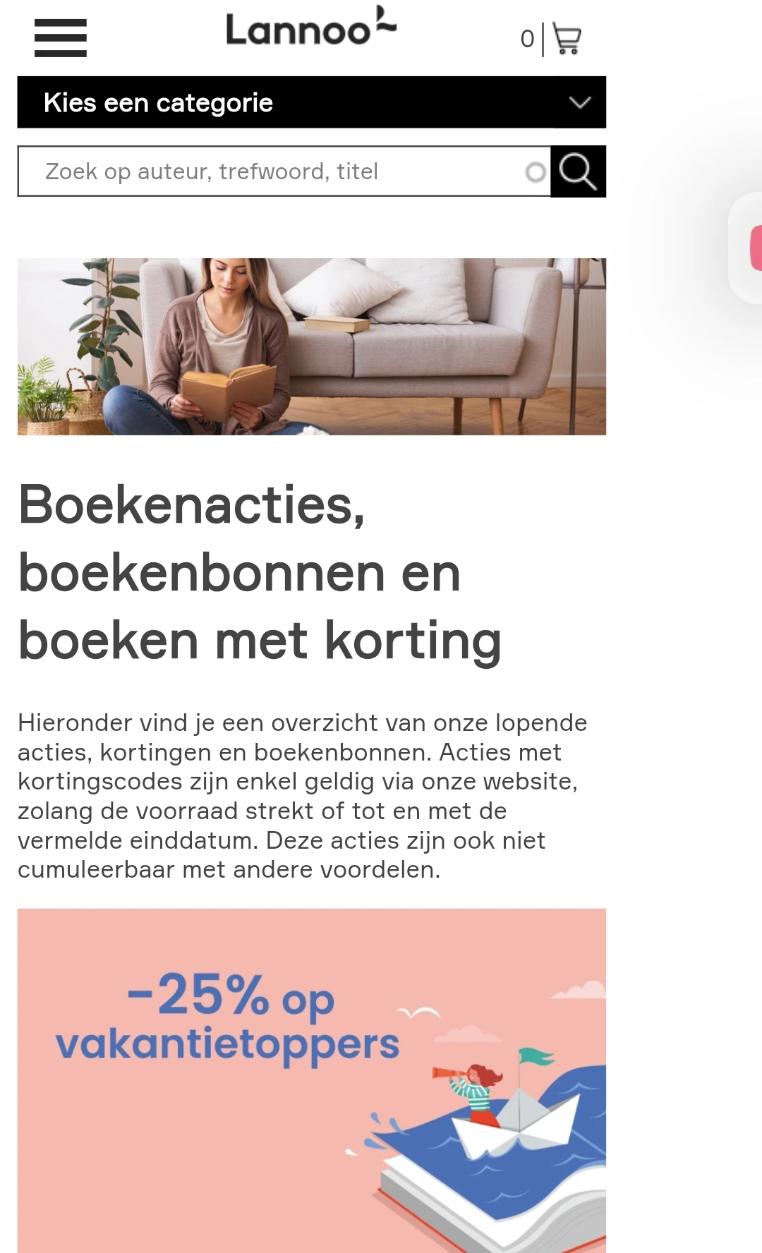 Boekenvoordeel met 25% dankzij Lannoo