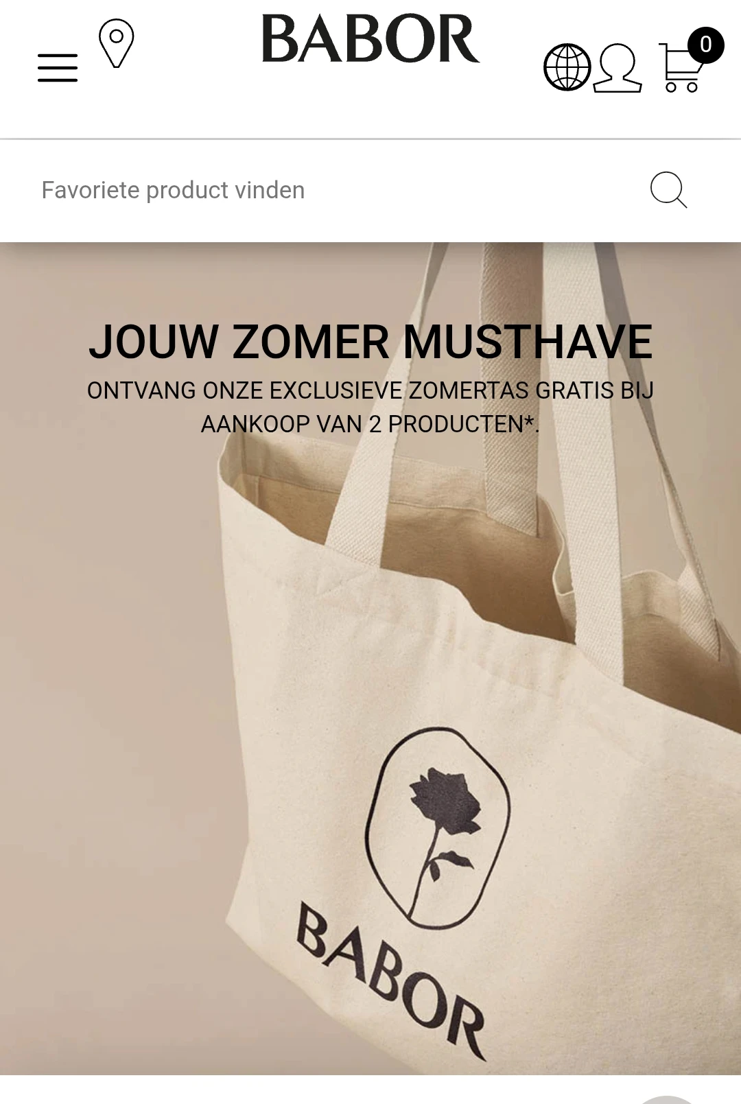 Babor gratis zomertas