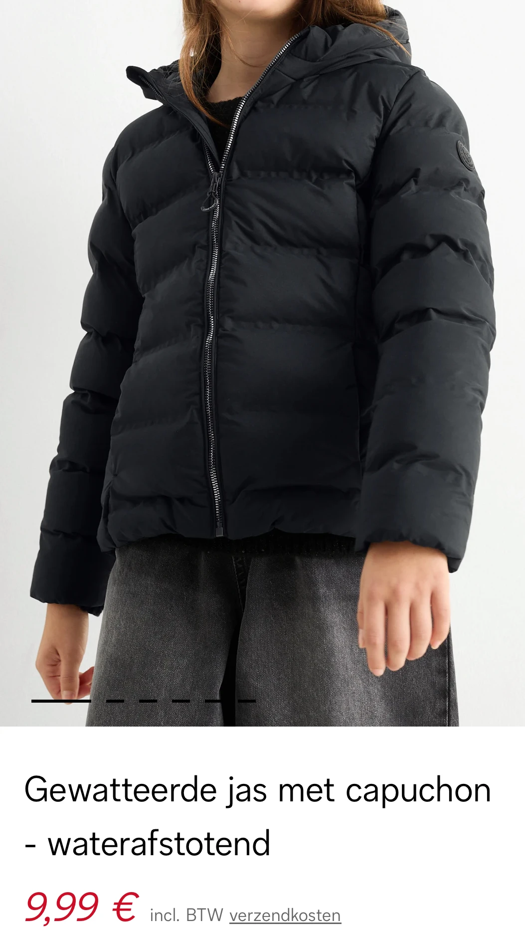Gewatteerde jas -61%