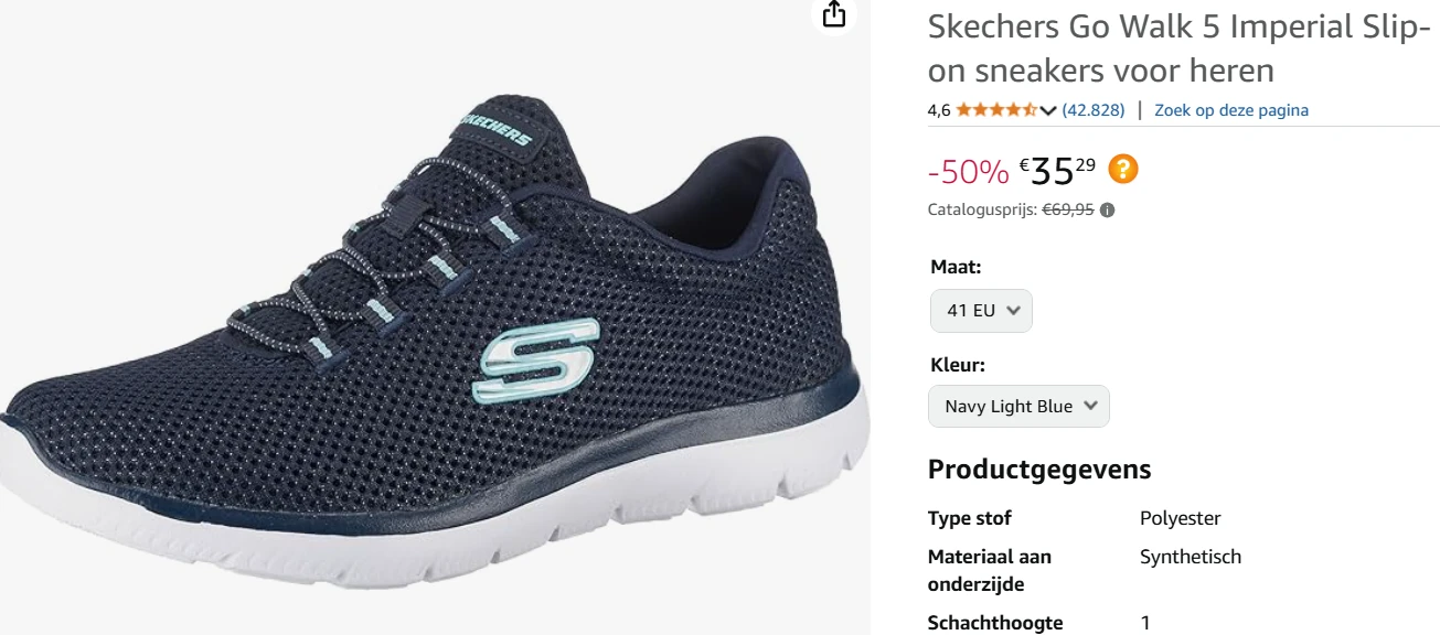sneakers skechers bij amazon
