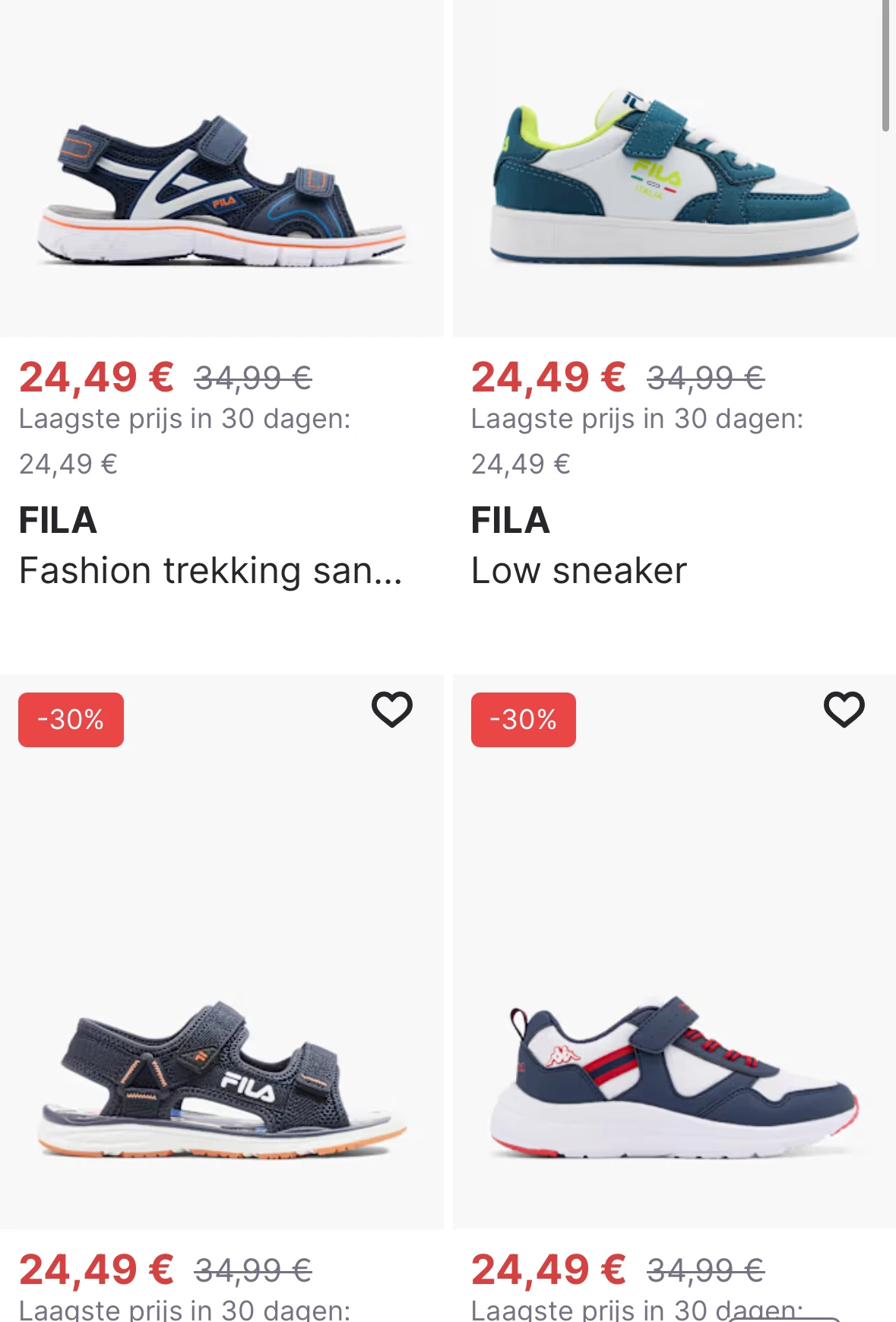 Vanharen sneakers tot -50%