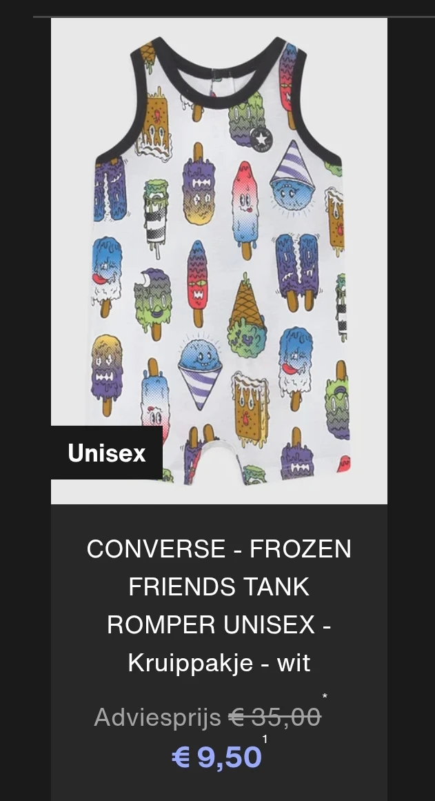 Tot 70% korting op Converse kleding en schoenen voor kids