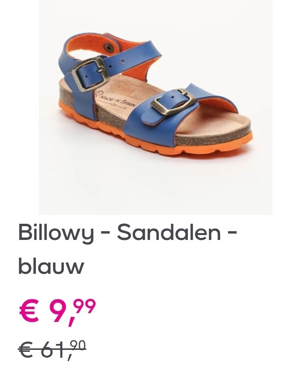 Billowy slippers en sandalen vanaf €9,99 bij Veepee