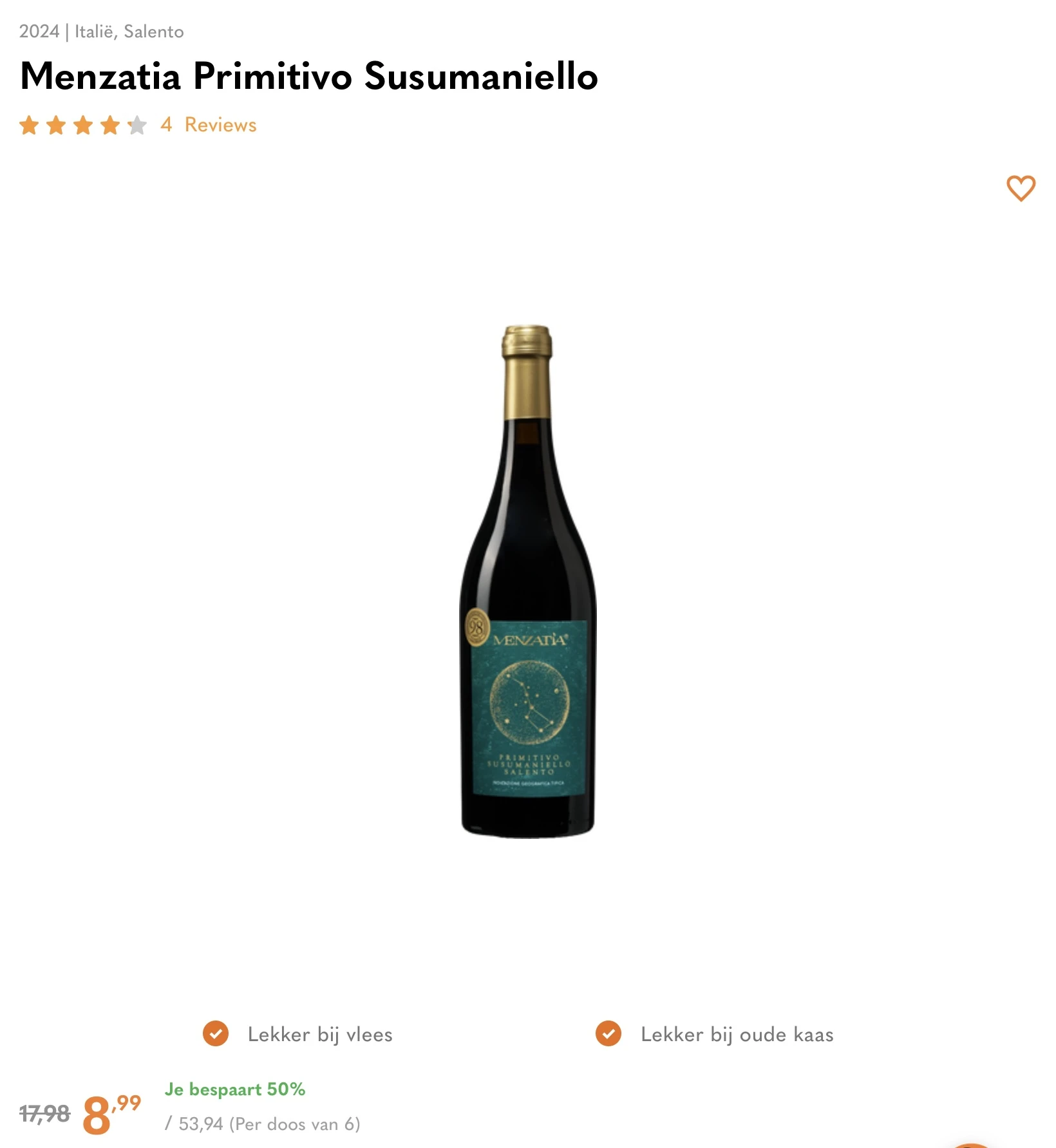Menzatia Primitivo Susumaniello