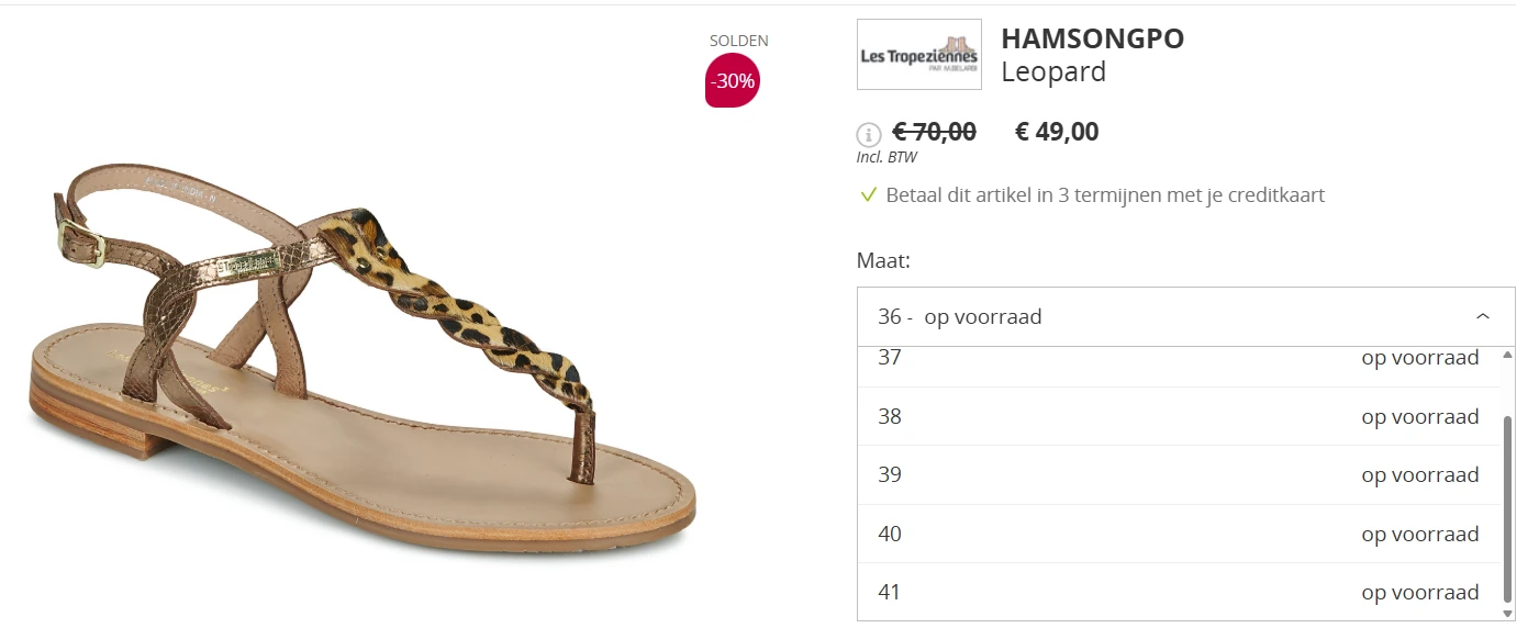 Les Tropéziennes Sandalen tot -30% (of meer op laarsjes) bij Spartoo
