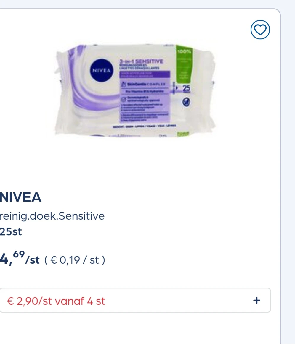 Heel veel nivea producten -50% enkel vandaag!!