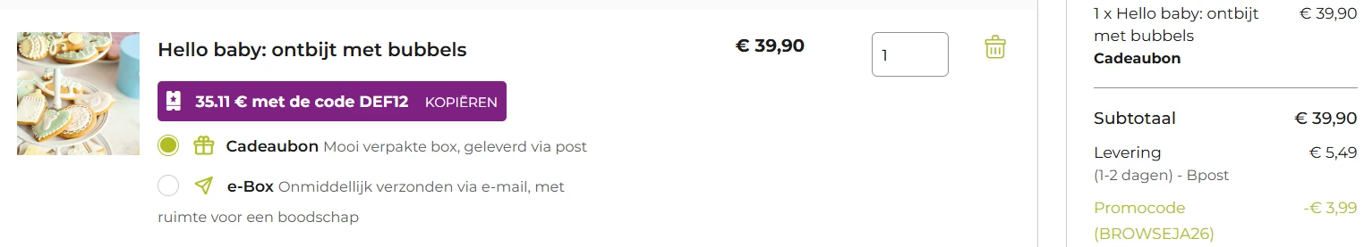 -10% op Bongo ExcluWeb belevenissen