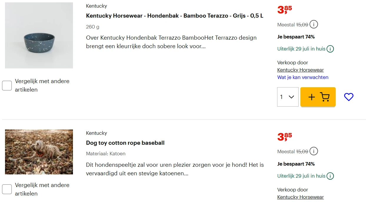 Kentucky Horsewear bij Bol kortingen -75%