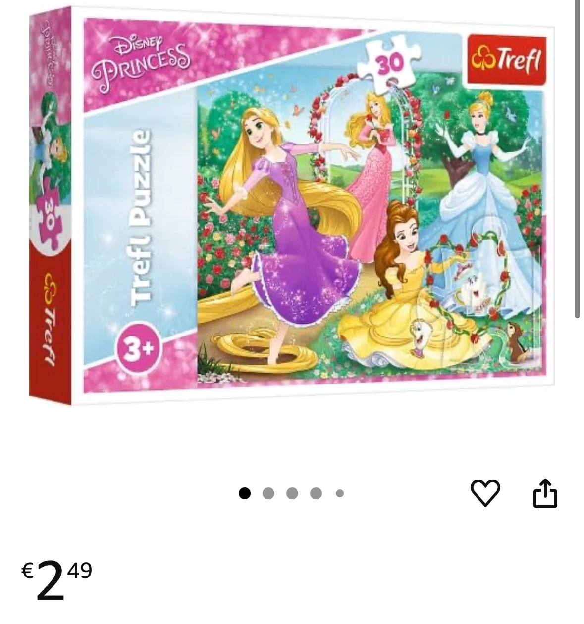 Disney-prinses puzzel