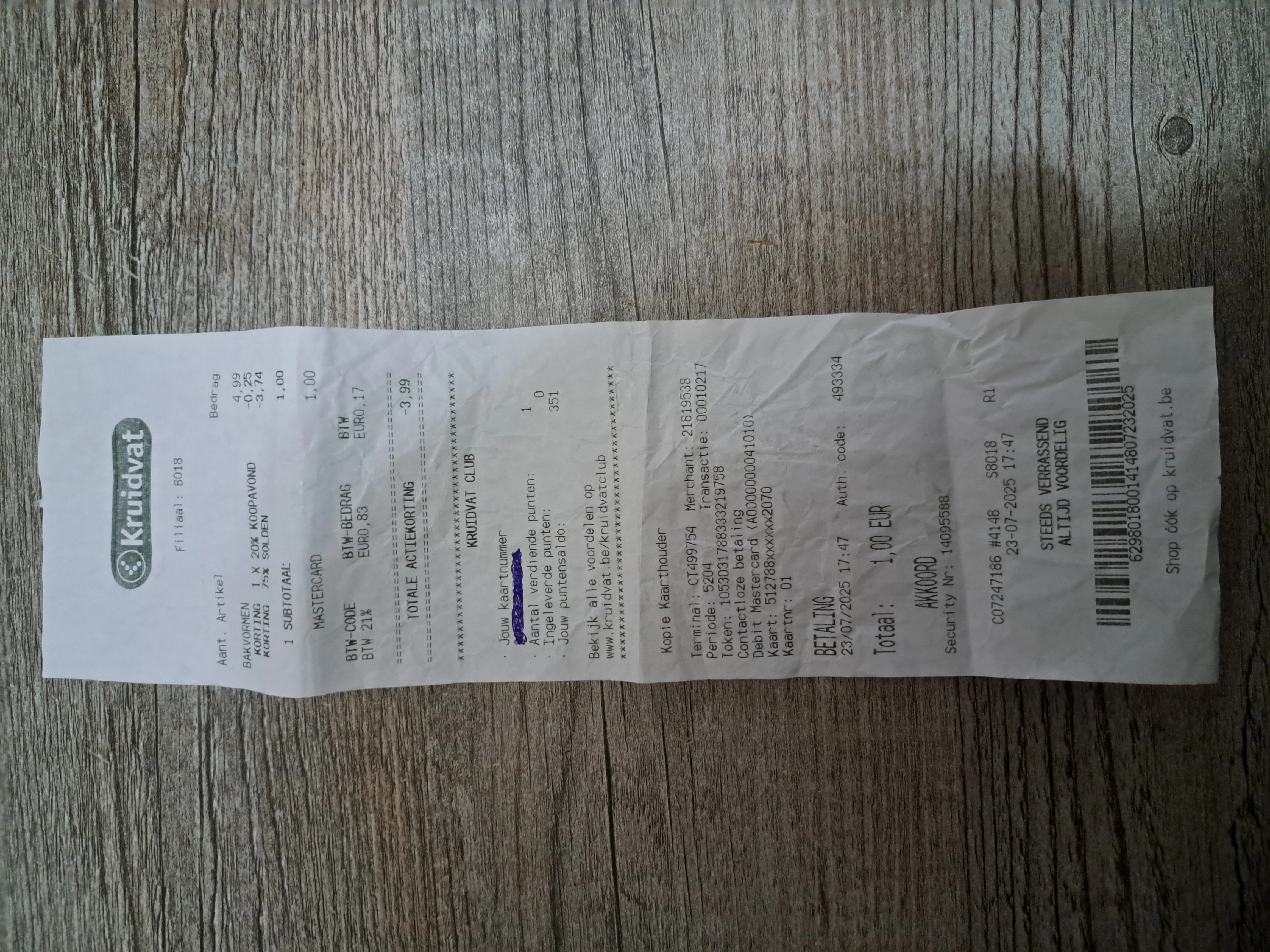 Bakvormpjes gekocht met gele sticker -75%