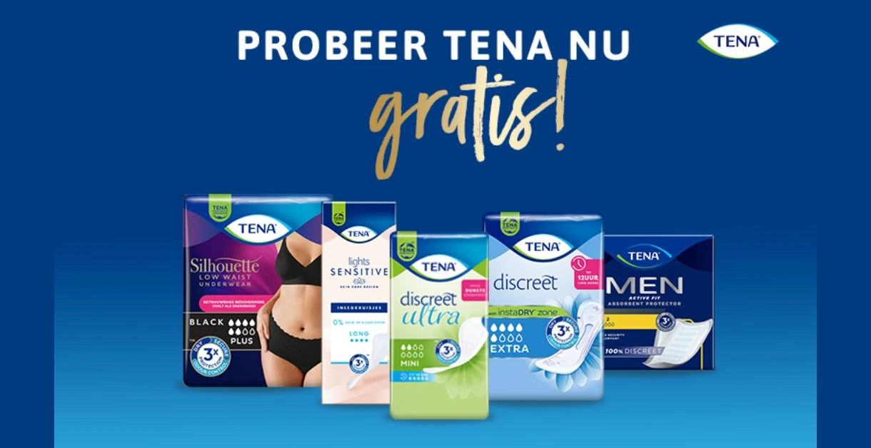 100% terugbetaald Tena product ♥️
