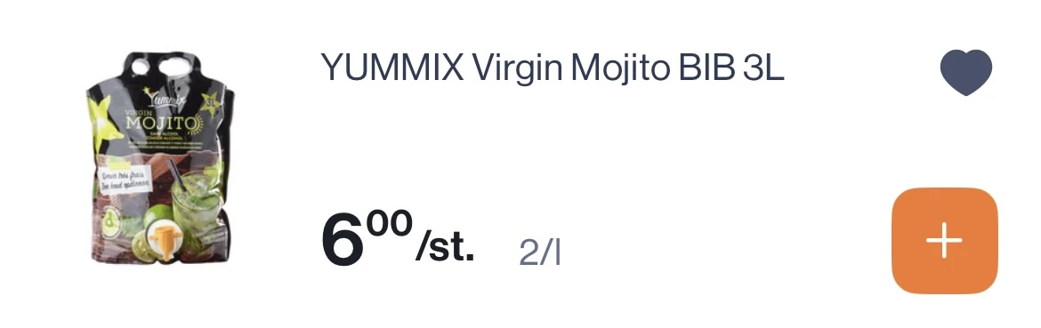 Yummix virgin mojito BIB 3 L reactie Aldi
