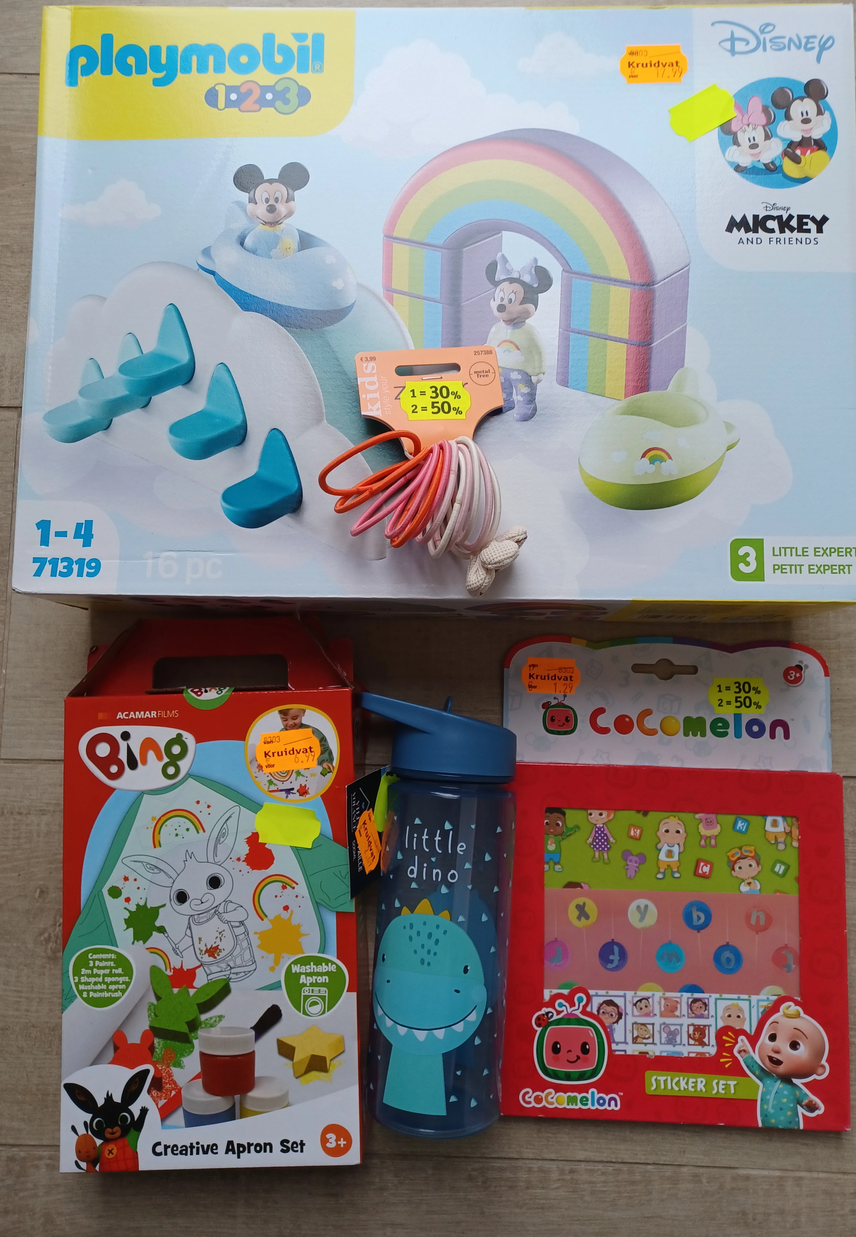 Playmobil Mickey Mouse wolkenhuis voor €4,50