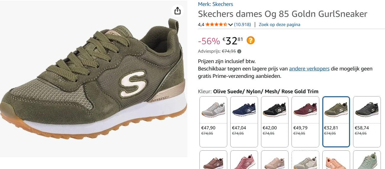 Skechers voor dames -56% bij amazon nl